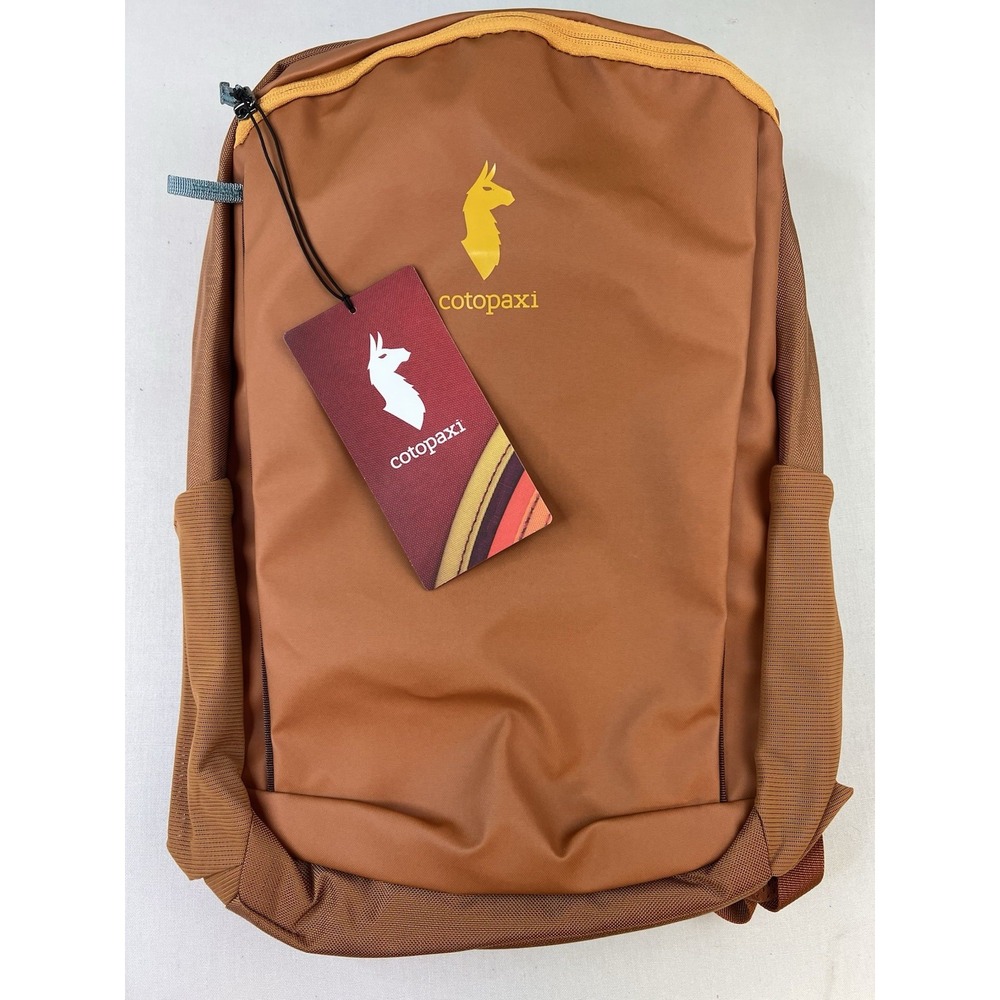 Cotopaxi Allpa 18L Daypack Unisex OS Whiskey Brown Laptop Sleeve Backpack NEW
